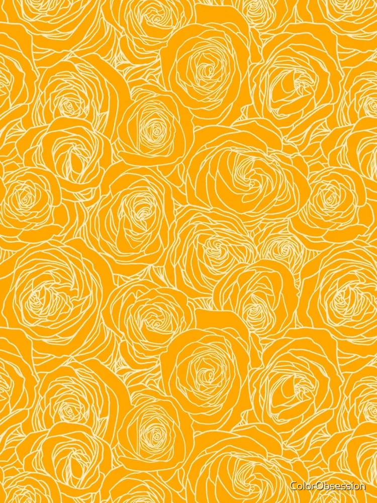 Thumbnail 5 of 5, iPhone Case, Saffron Yellow Roses designed and sold by ColorObsession.