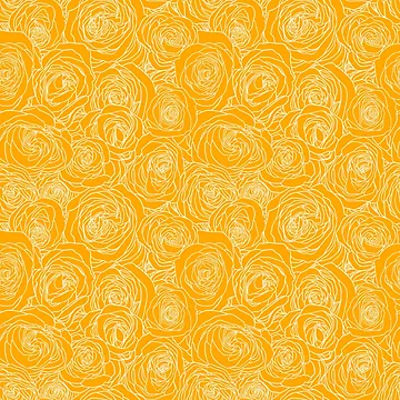 Artwork thumbnail, Saffron Yellow Roses by ColorObsession