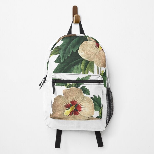 Item preview, Big Hibiscus White Flower Vintage Retro Art Illustration designed and sold by HumanlineImages.
