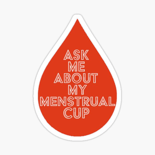 banner, poster, stickers on the theme of the female period with