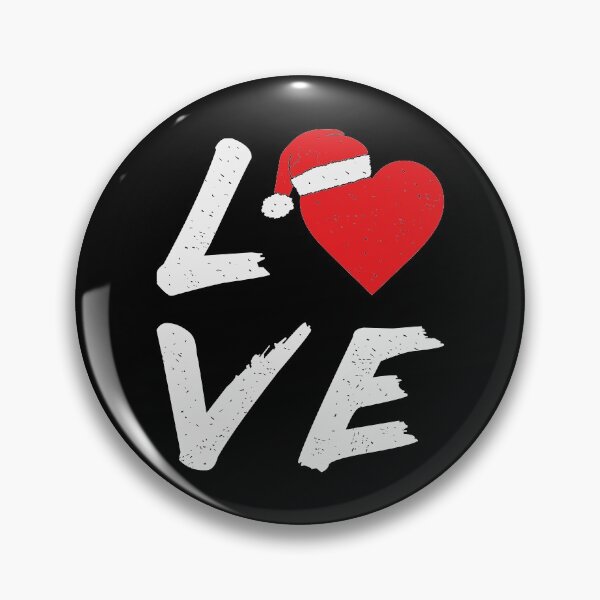 Item preview, LOVE WITH HEART AND CHRISTMAS HAT  designed and sold by Dwarf-Monkey.