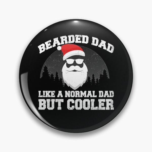 Artikelvorschau, BEARDED DAD WIE EIN NORMAL DAD ABER KÜHLER, WEIHNACHTS BEARDED DAD, SANTA BEARD entworfen und verkauft von TheFirstOne.