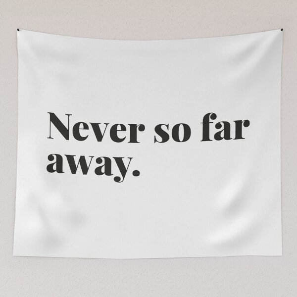 Item preview, Never so far away_black version designed and sold by Mauro Mondin.