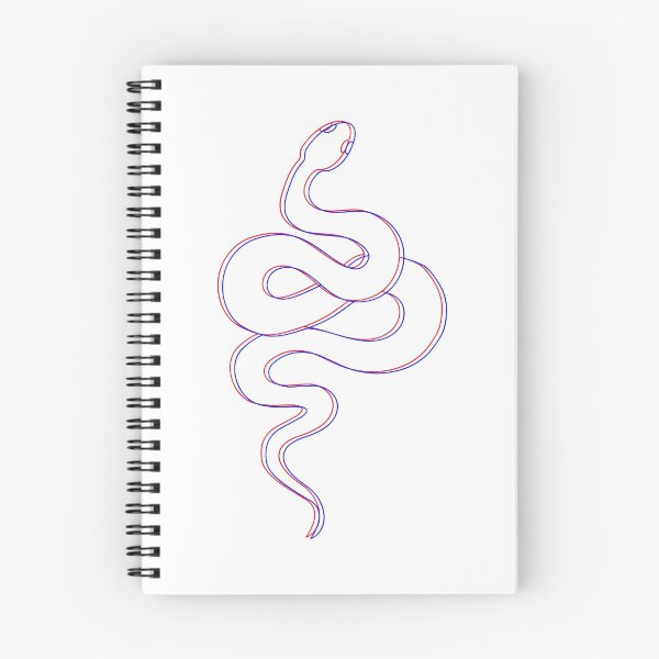 Item preview, Trippy 3d snake designed and sold by kakapodesign.