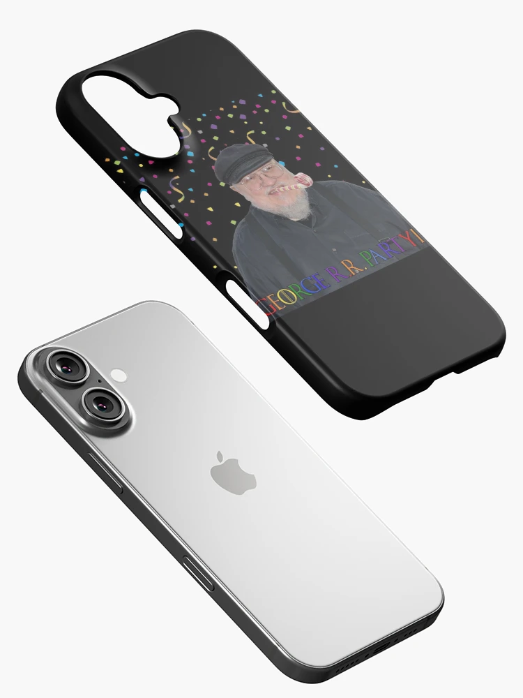 Thumbnail 2 of 4, iPhone Case, George R.R. Partyin' designed and sold by eightkingdoms.