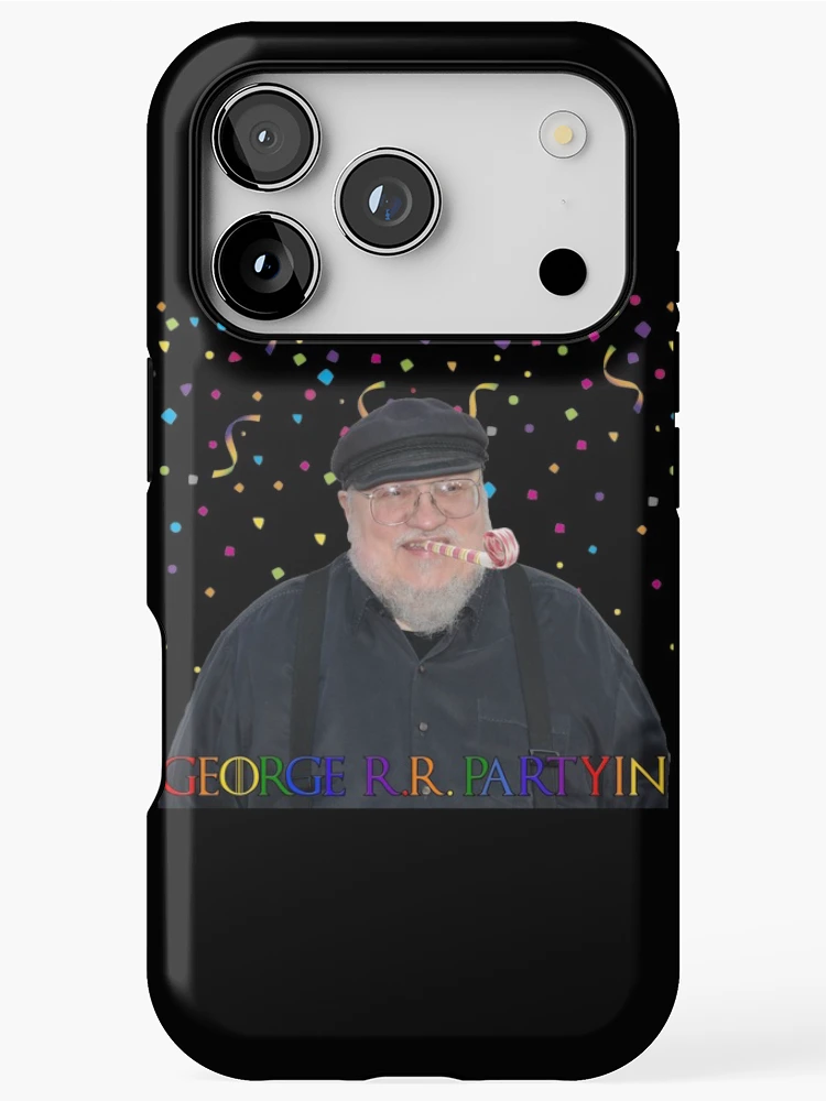 Thumbnail 1 of 4, iPhone Case, George R.R. Partyin' designed and sold by eightkingdoms.