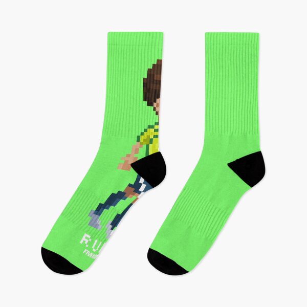 Aperçu de l'œuvre Luis 'Ruiz' - Joueur de football 8 bits d'inspiration rétro créée et vendue par Fiveaside.
