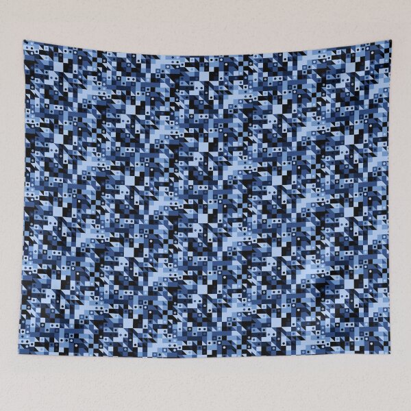 Item preview, Blue Edgy Shapes designed and sold by beocca.