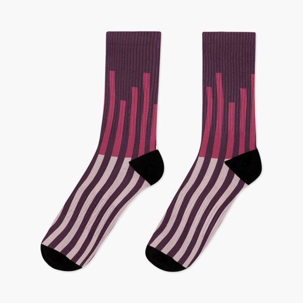 Artikelvorschau, Schwarze Kirsche Retro Minimal Lines Abstract entworfen und verkauft von patternsoup.