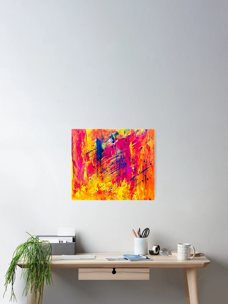Thumbnail 2 of 3, Poster, Beautiful Colorful Design - Mix Color Pattern designed and sold by KM KAMRON.