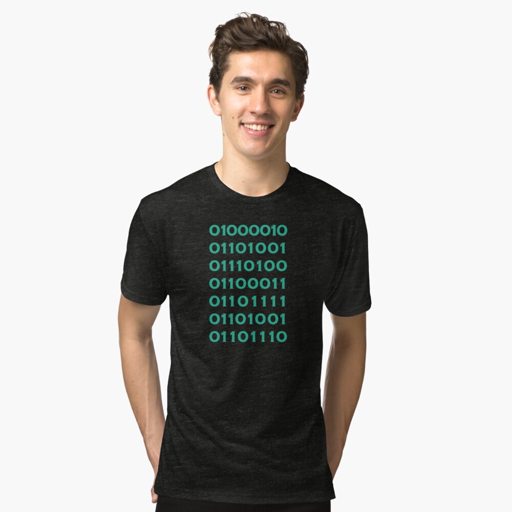 silicon valley binary shirt