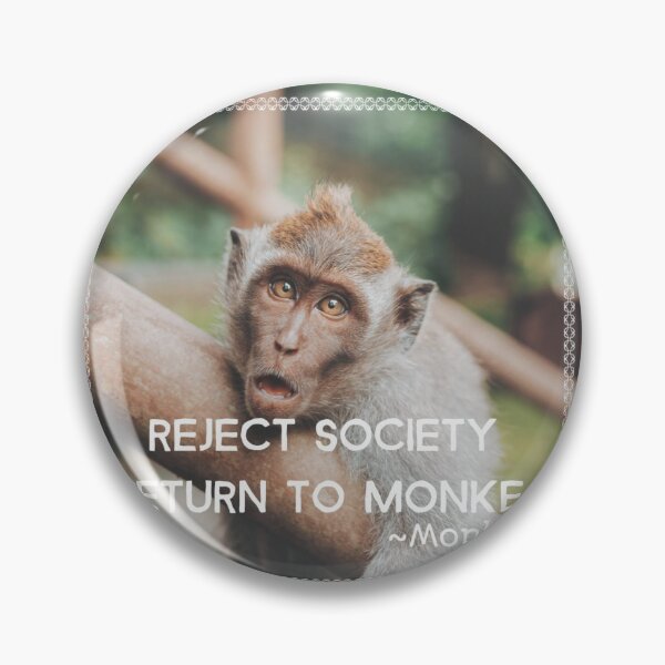 Item preview, Reject society Return to monke. Monkey background designed and sold by CocoAndMore.