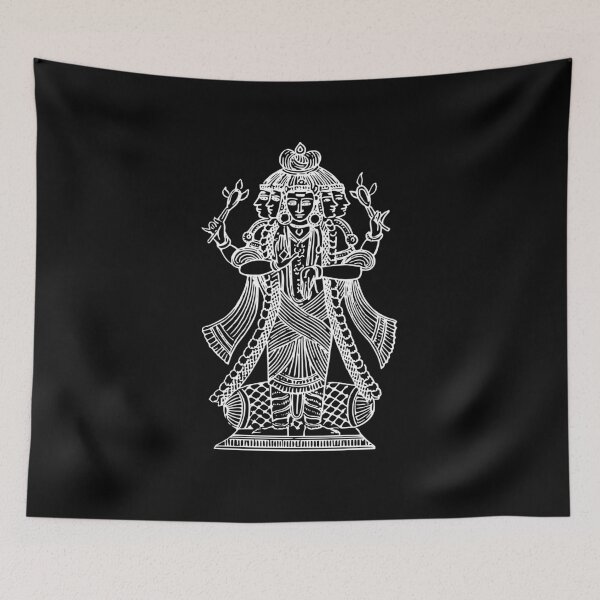 Item preview, hindu god brahma  designed and sold by Wyom Gupta.