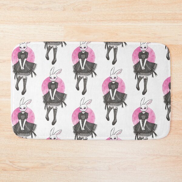 Item preview, goth lolita Haru / pink background designed and sold by floradoodles.
