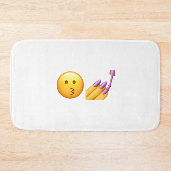Item preview, Kiss Face Nail Polish Emoji Combination designed and sold by art-by-harmonie.