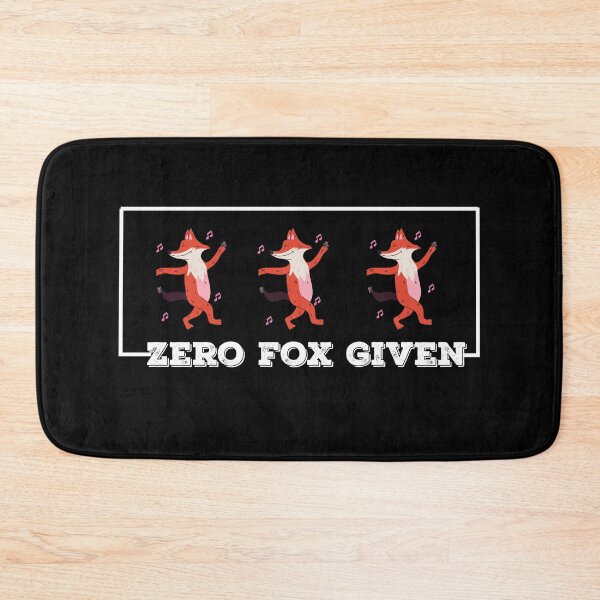 Item preview, Zero Fox Given Punny Quote designed and sold by AritraSur.