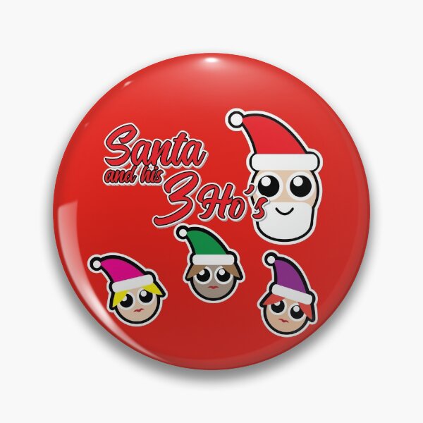 Item preview, Hilarious offensive Santa and his Three Ho's Christmas gag gift designed and sold by leftpointshirts.