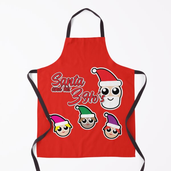Item preview, Hilarious offensive Santa and his Three Ho's Christmas gag gift designed and sold by leftpointshirts.