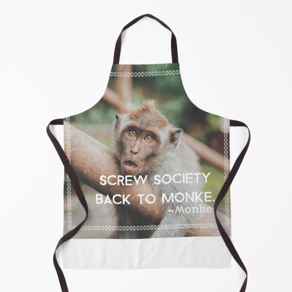 Item preview, Screw society return to monke. Monkey background designed and sold by CocoAndMore.