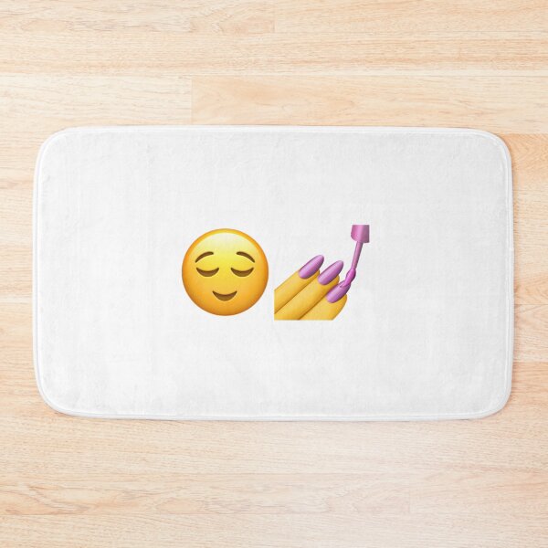 Item preview, Calm Face Nail Polish Emoji Combination designed and sold by art-by-harmonie.