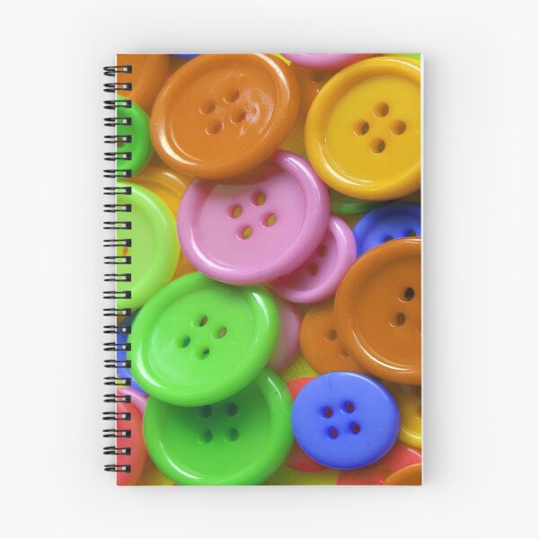 Item preview, Multi-color buttons sewing craftwork designed and sold by luvvvvvit.