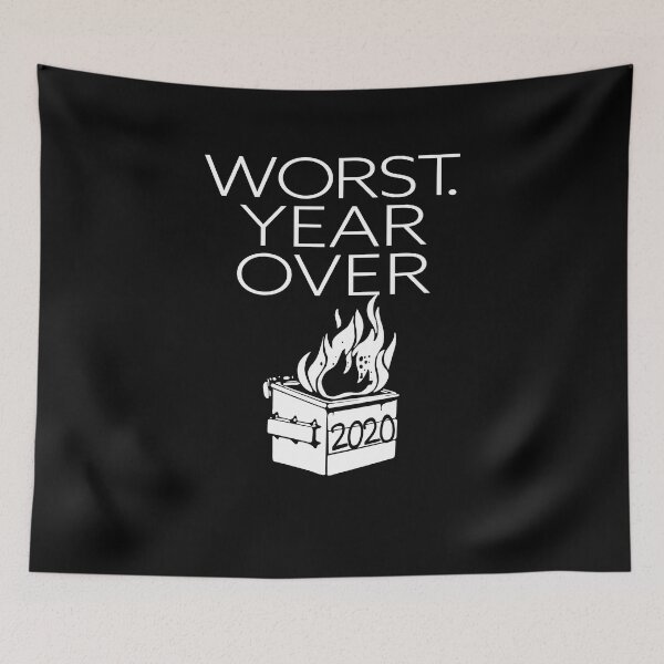 Item preview, Worst Year Over Dumpster Fire - New Year 2021 designed and sold by sandraking0908.
