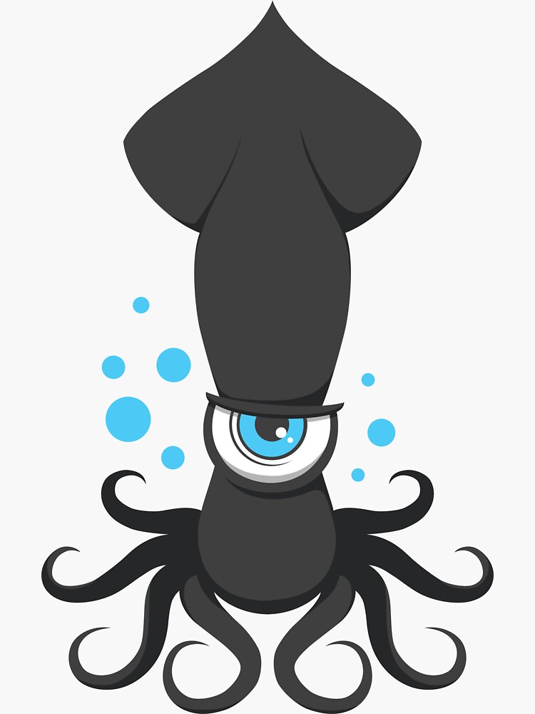 Angry Squid | Sticker