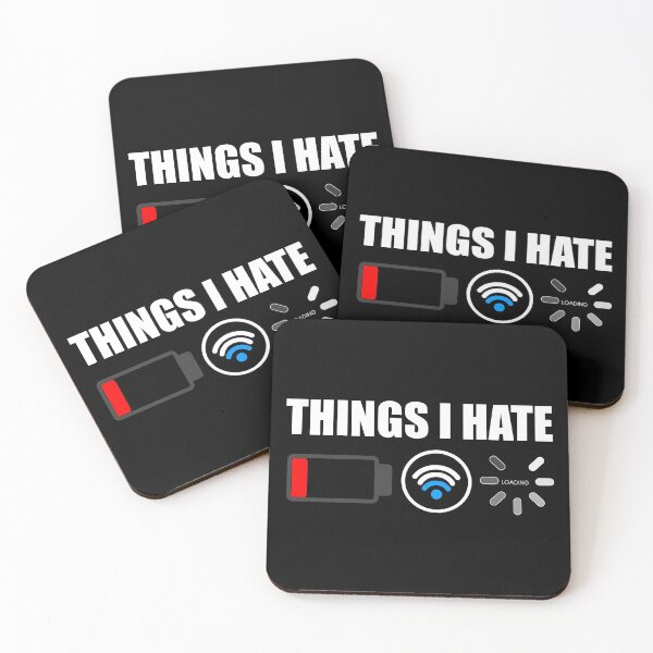 Item preview, Things I Hate Programmer Gamer Computer Nerd designed and sold by ZenCloak.