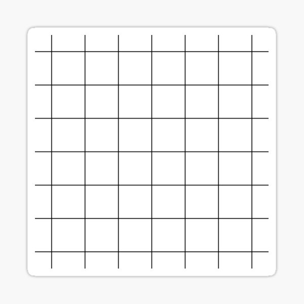 large grid lines stickers redbubble