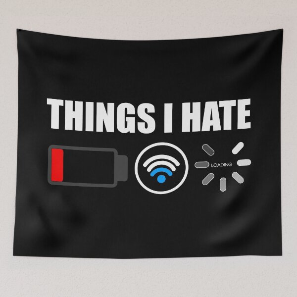 Item preview, Things I Hate Programmer Gamer Computer Nerd designed and sold by ZenCloak.