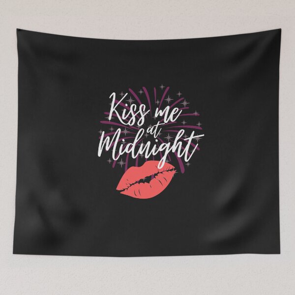 Item preview, KISS ME AT MIDNIGHT TSHIRT AND MERCH designed and sold by JaylaStarr.