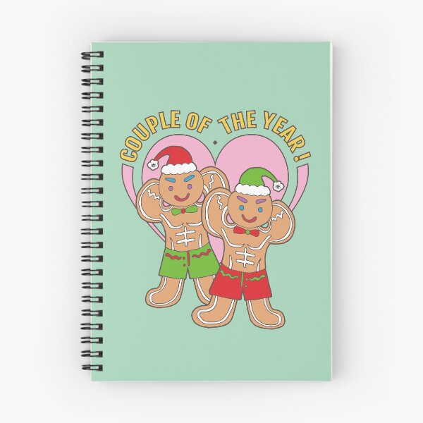 Item preview, Gingerbread Gay Lover- Couple of the Year | Green Background | Curious Eyeball designed and sold by CuriousEyeball.