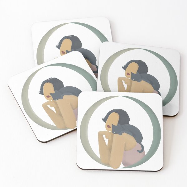 Item preview, Just a girl who loves cats | Portrait designed and sold by Dziepdesigns.