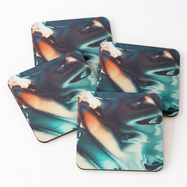 Aperçu de l'œuvre Mirror waves Watercolors Hand Painted Artwork créée et vendue par Saraartwork.