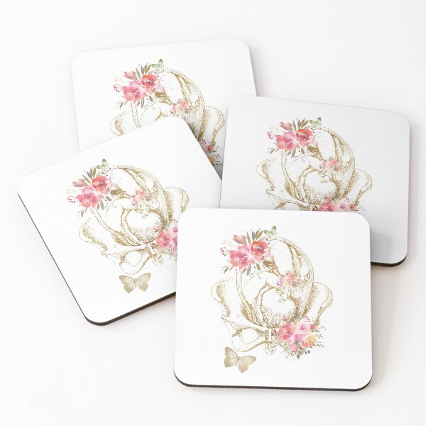 Item preview, Vintage Retro Antique Pregnancy Print With Flowers Doula Gift Floral designed and sold by Lawandmedical.