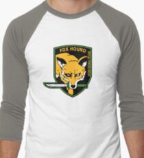 MGS - Foxhound SFG Logo Men's Baseball ¾ T-Shirt