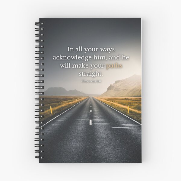 Item preview, Road and Mountains - Proverbs 3: 6 Bible designed and sold by Liberating-Art.