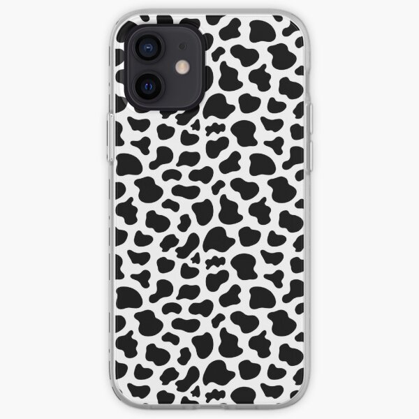 Coques pour iPhone 12 Pro Max peau de vache Coque souple iPhone