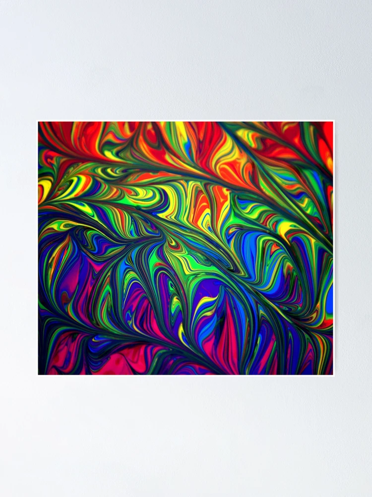 Thumbnail 1 of 3, Poster, Beautiful Colorful Design - Mix Color Pattern designed and sold by KM KAMRON.