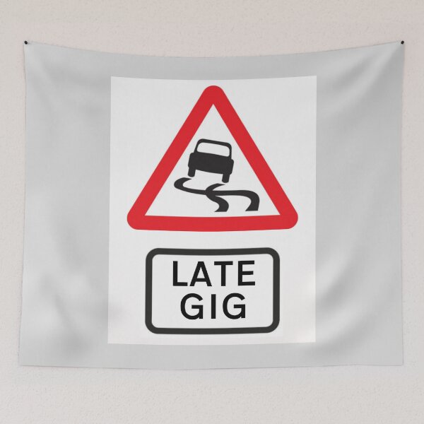 Item preview, Late Gig designed and sold by Corry Bros Jazz Stuff Shop.