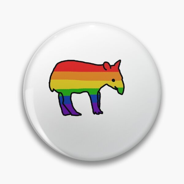 Item preview, LGBTQ+ Pride Tapir designed and sold by KadenGuymon.