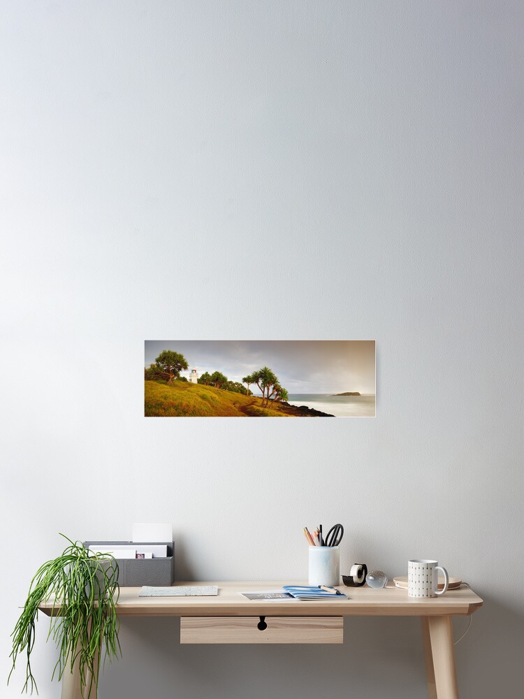 Thumbnail 2 of 3, Poster, Fingal Head Lighthouse, New South Wales, Australia designed and sold by Chockstone.