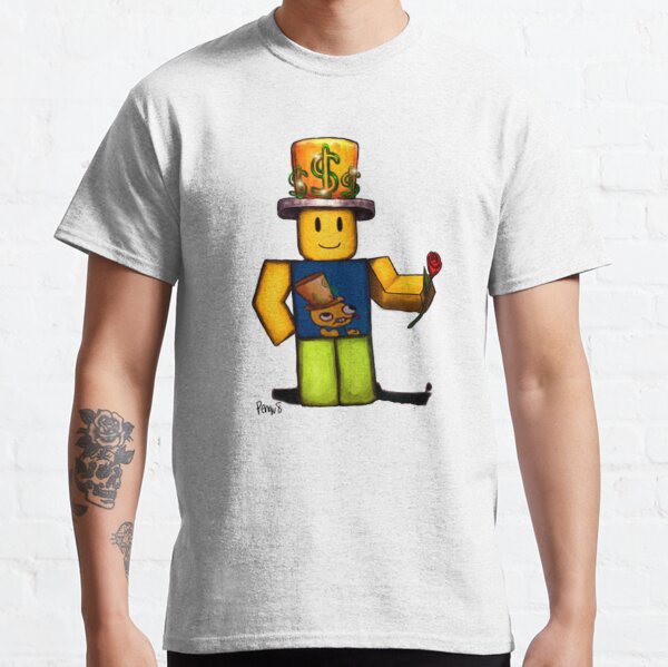 Roblox Lego T Shirts Redbubble - guy chasing guy with ice bat roblox game