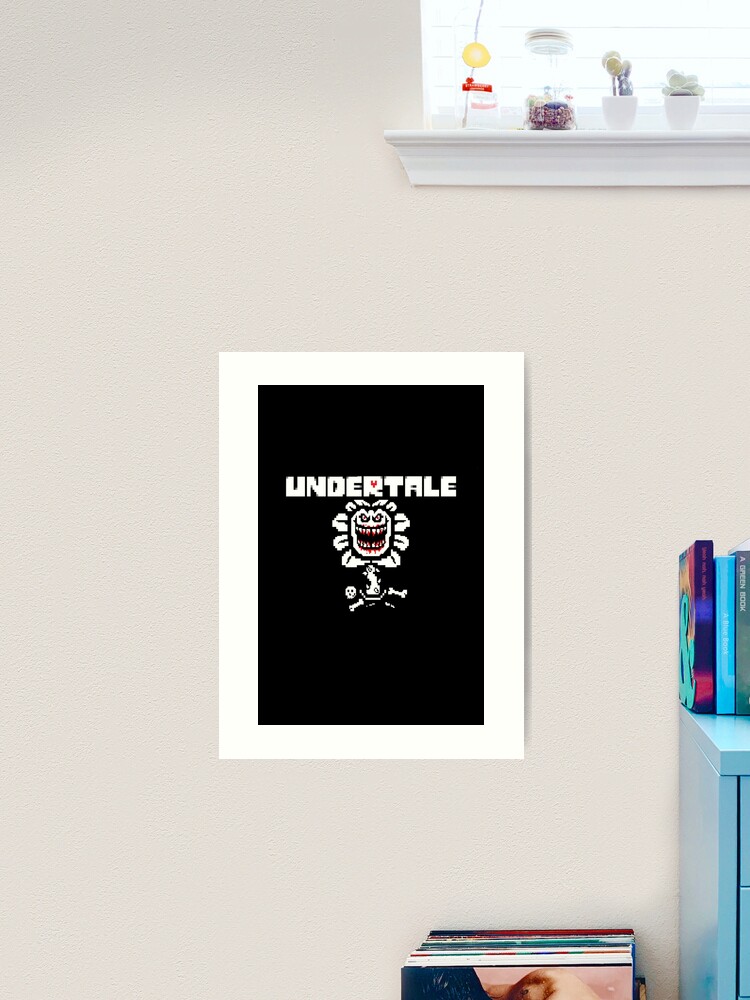 Flowey from Undertale Art Print by GamingMerch