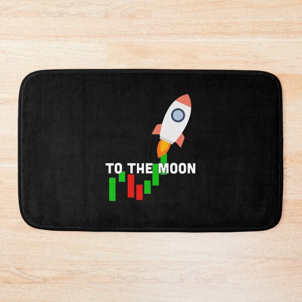 Item preview, To The Moon Stock Market Candlesticks designed and sold by Sophia Carey.