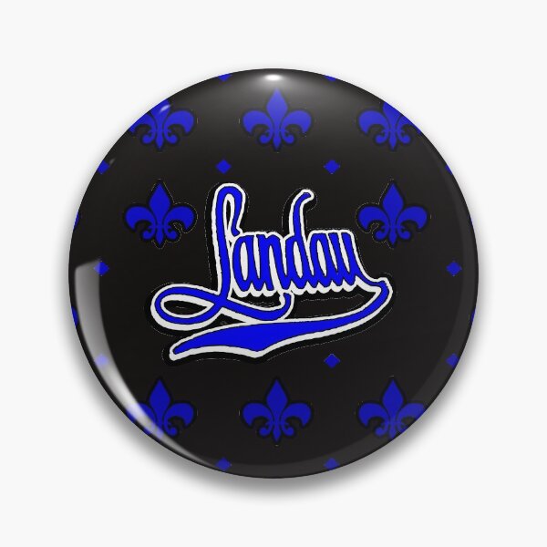 Item preview, Caprice Landau Pattern Decor Blue designed and sold by montezwalls.