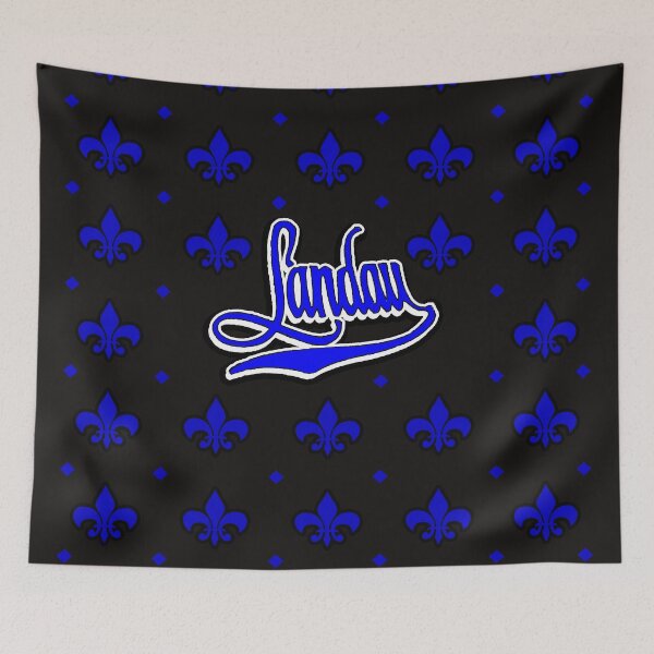 Item preview, Caprice Landau Pattern Decor Blue designed and sold by montezwalls.