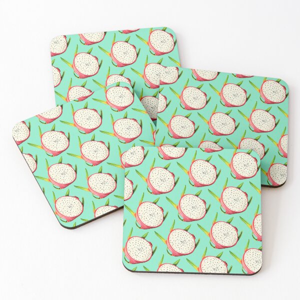 Item preview, Dragon Fruit Pattern - Teal designed and sold by Kelly  Gilleran.