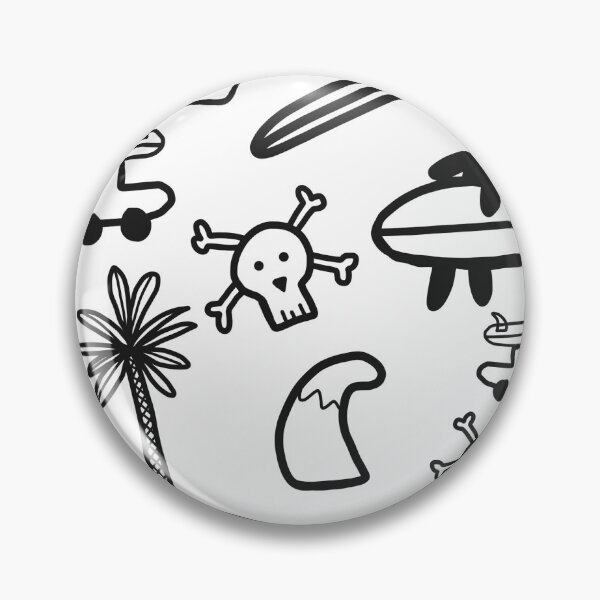 Item preview, Surf surfing minimalist drawing design crazy  designed and sold by Tropical Blood.