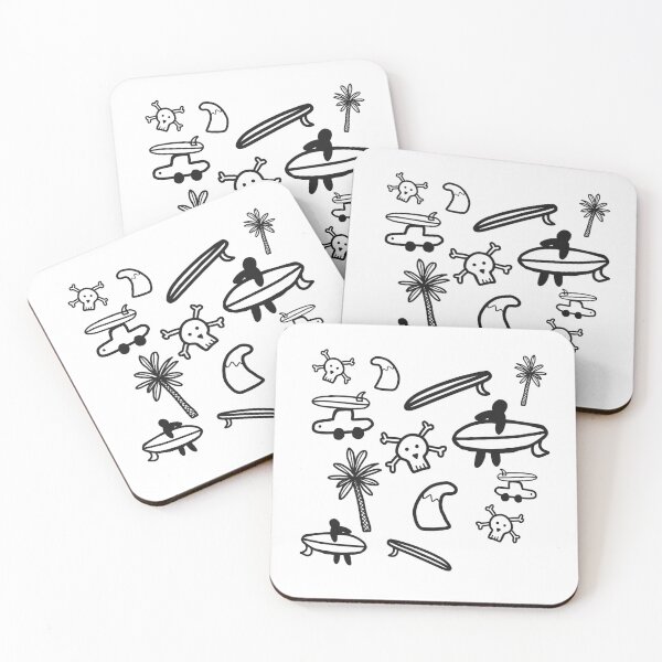 Item preview, Surf surfing minimalist drawing design crazy  designed and sold by Tropical Blood.